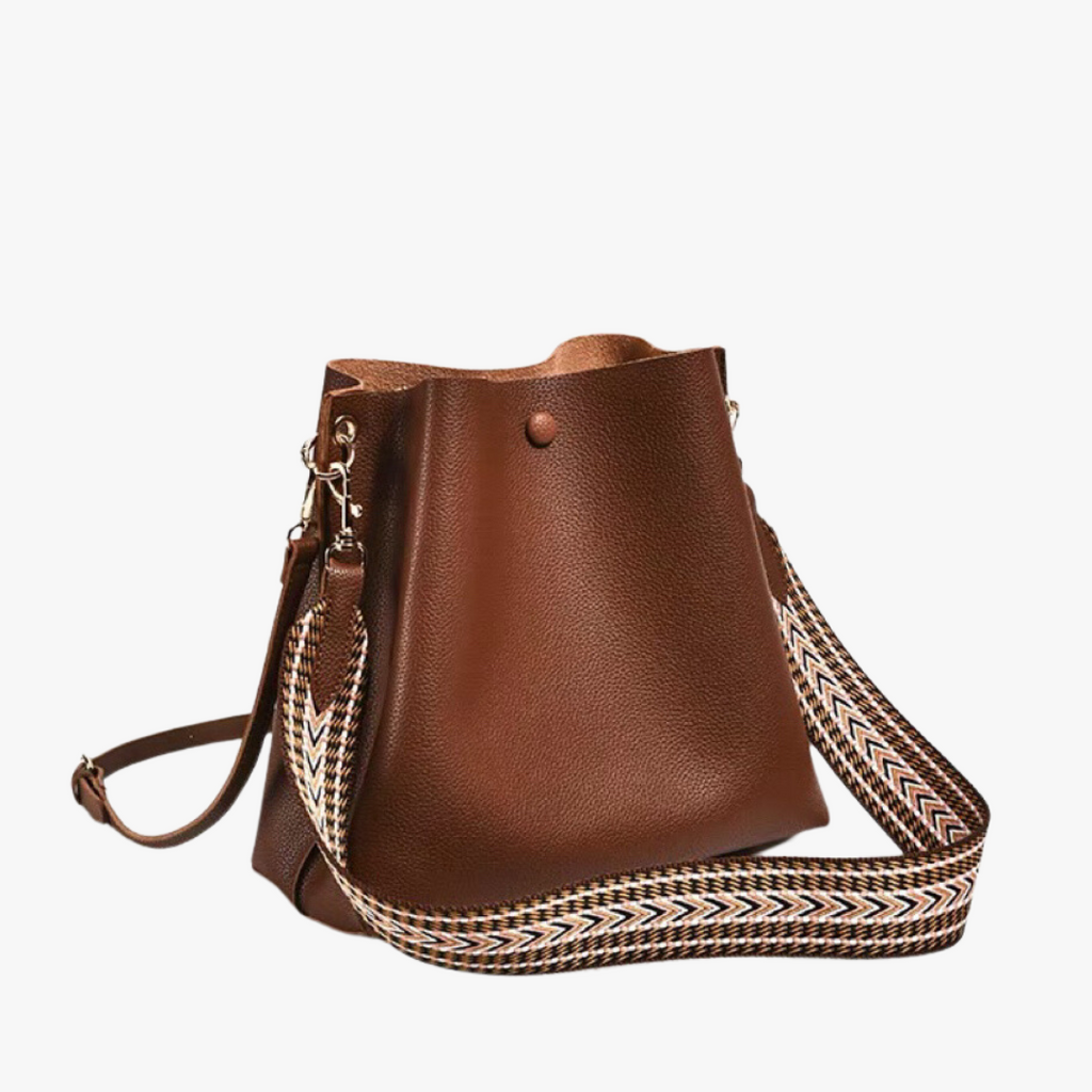 AMINA - Vegan Leather Bucket Bag