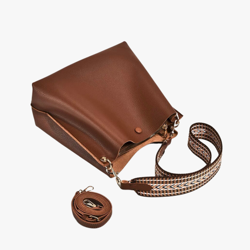 AMINA - Vegan Leather Bucket Bag