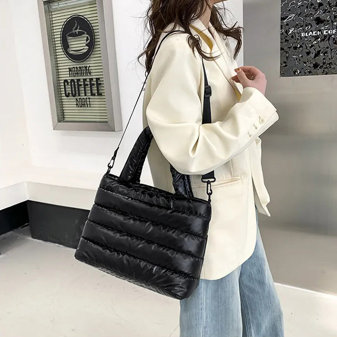 SENA - Organic Cotton & Nylon Tote Bag
