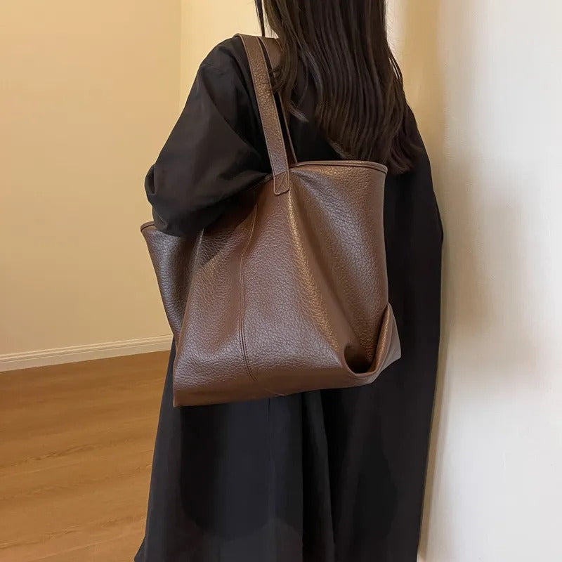 FAYE - Vegan Leather Tote Bag