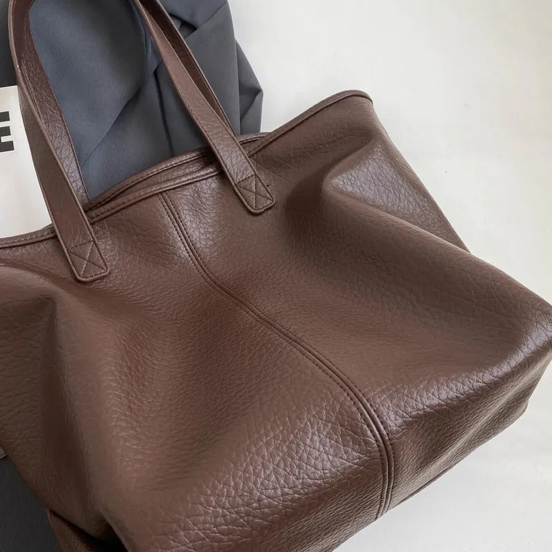 FAYE - Vegan Leather Tote Bag