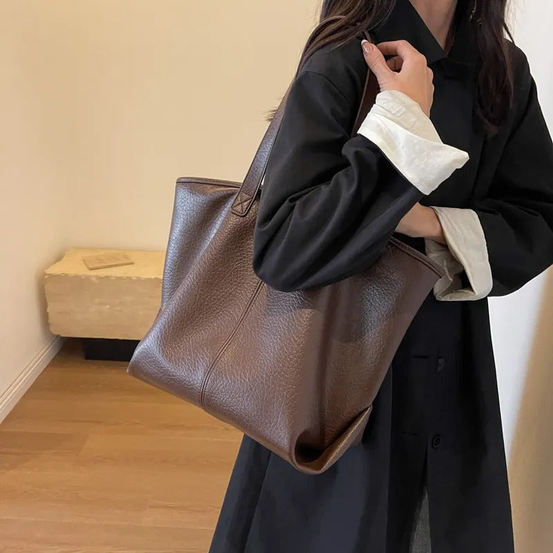 FAYE - Vegan Leather Tote Bag