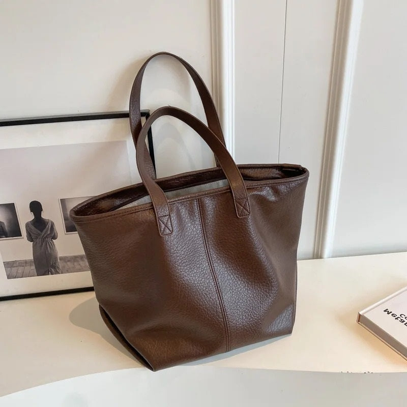 FAYE - Vegan Leather Tote Bag