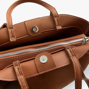 JULIA - Grained Vegan Leather Tote Bag
