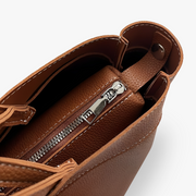 JULIA - Grained Vegan Leather Tote Bag