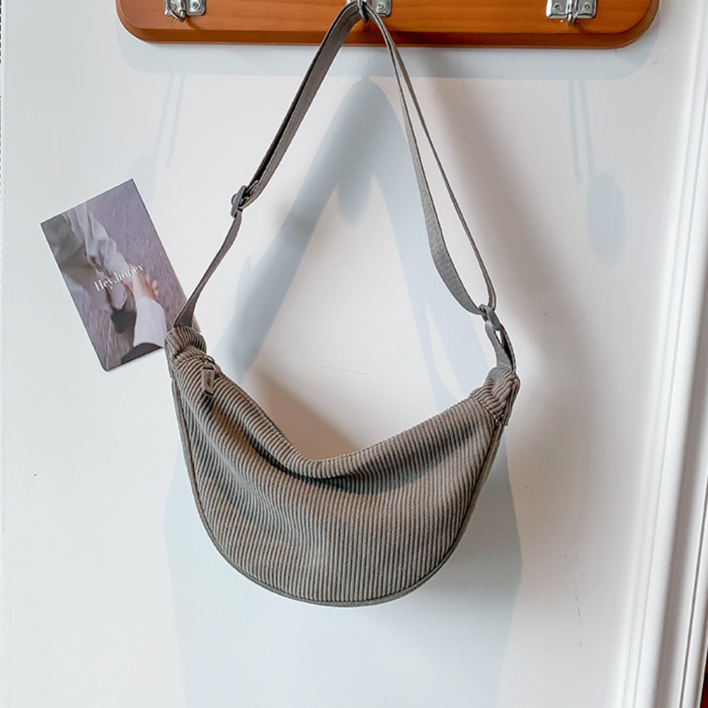 LUCIA - Corduroy Crossbody Bag