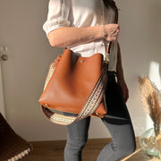 AMINA - Vegan Leather Bucket Bag
