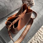 AMINA - Vegan Leather Bucket Bag