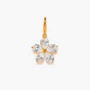 BLOOM - Cubic Zirconia & Gold-Plated Bag Charm