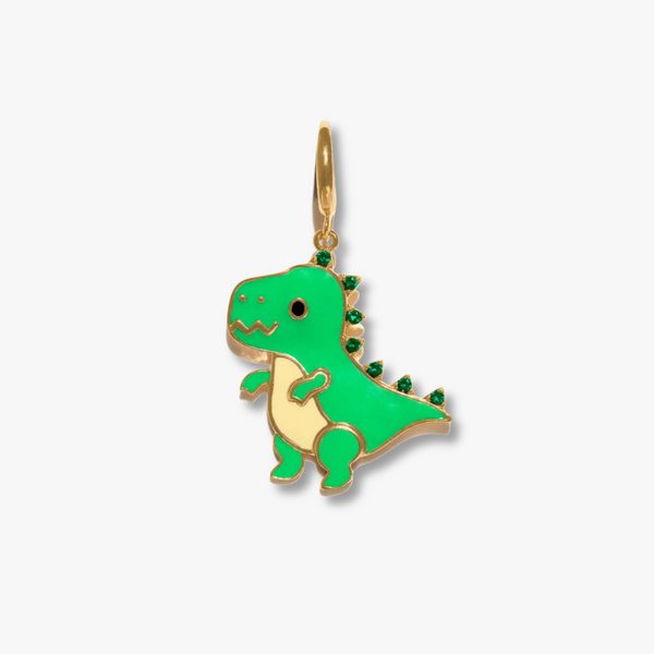 DINOSAUR - Enamel & Gold-Plated Bag Charm