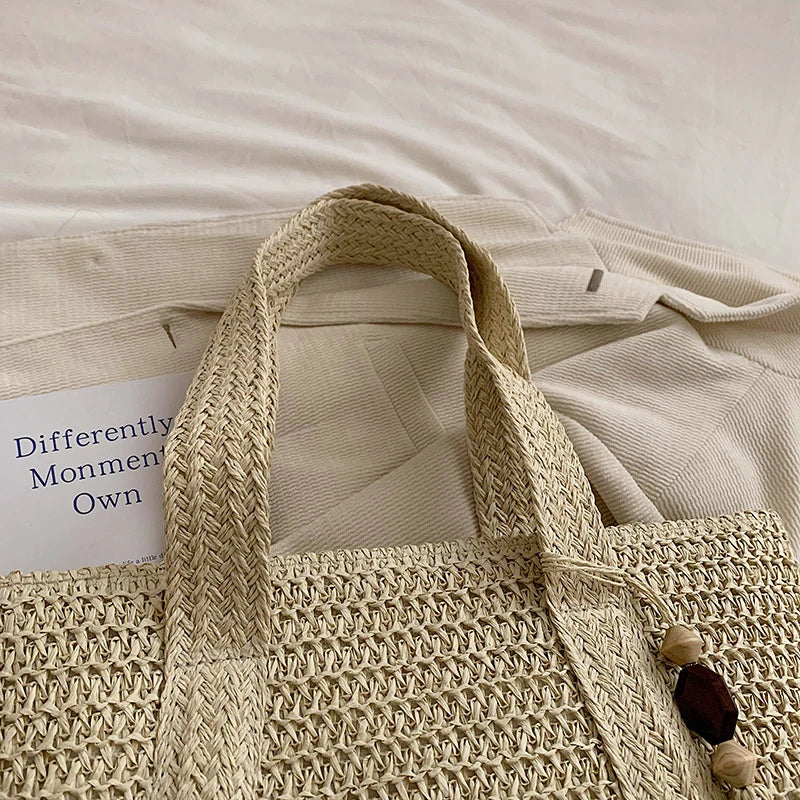 MAEVE - Straw Tote Bag