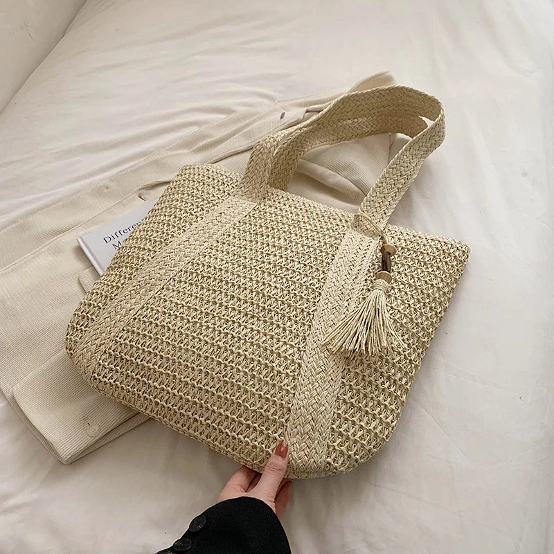 MAEVE - Straw Tote Bag
