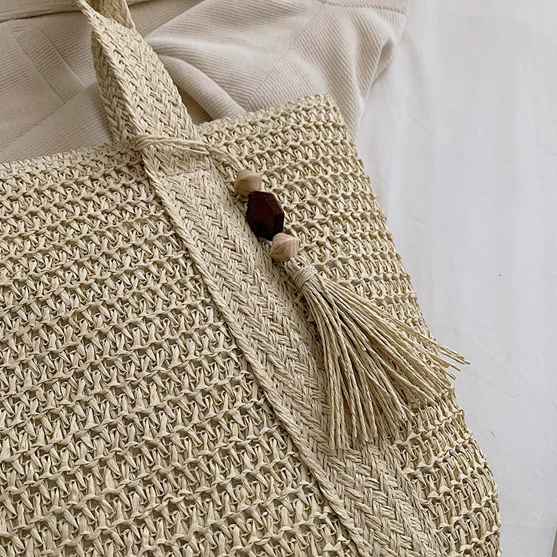 MAEVE - Straw Tote Bag