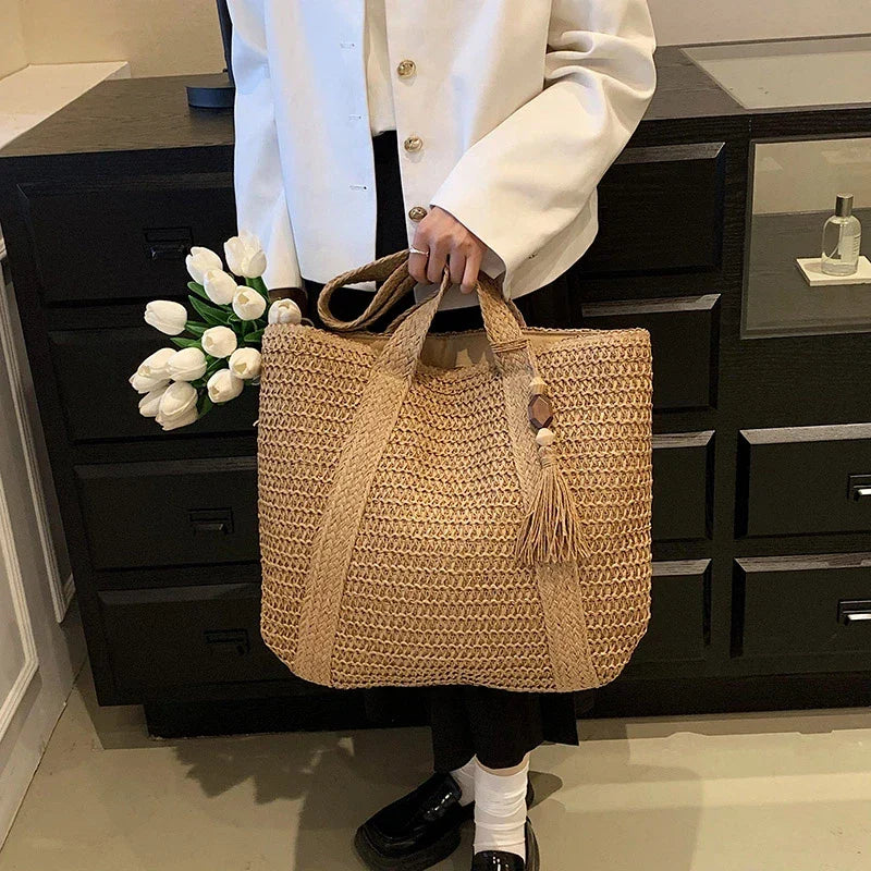 MAEVE - Straw Tote Bag