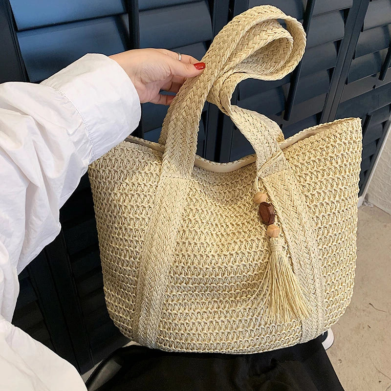 MAEVE - Straw Tote Bag