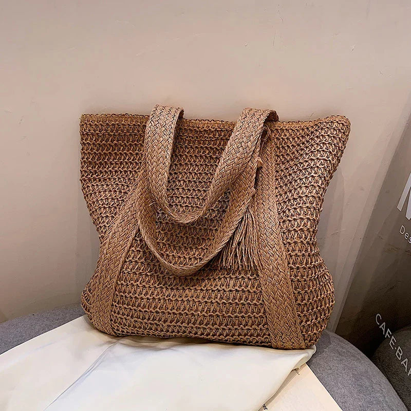 MAEVE - Straw Tote Bag