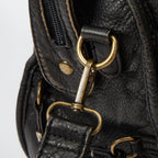 CLARA - Grained Vegan Leather Crossbody Bag