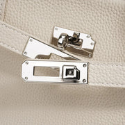 ADELE - Grained Leather Handbag