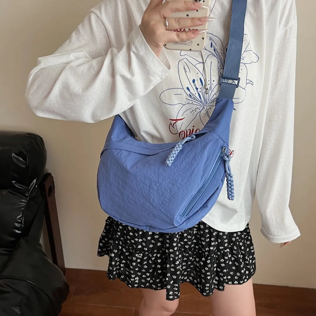 DARIA - Water-Repellent Nylon Crossbody Bag