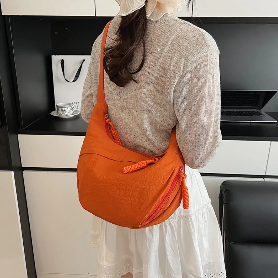 DARIA - Water-Repellent Nylon Crossbody Bag