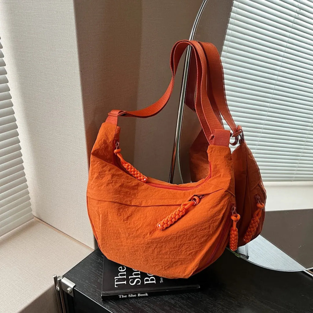 DARIA - Water-Repellent Nylon Crossbody Bag
