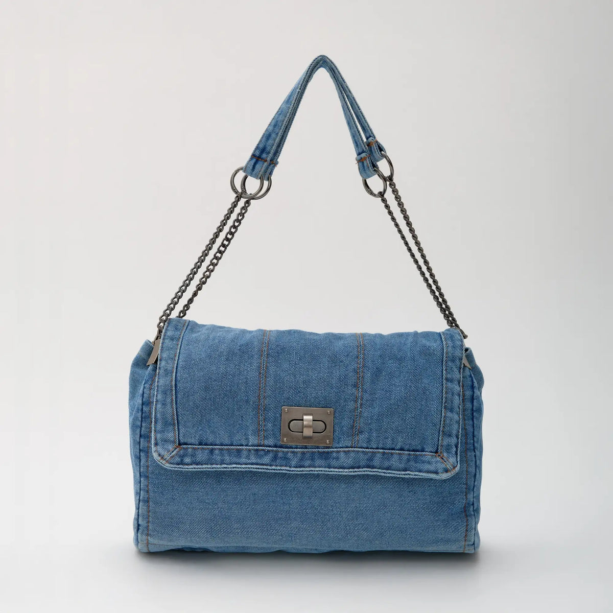 ELENA - Denim Shoulder Bag