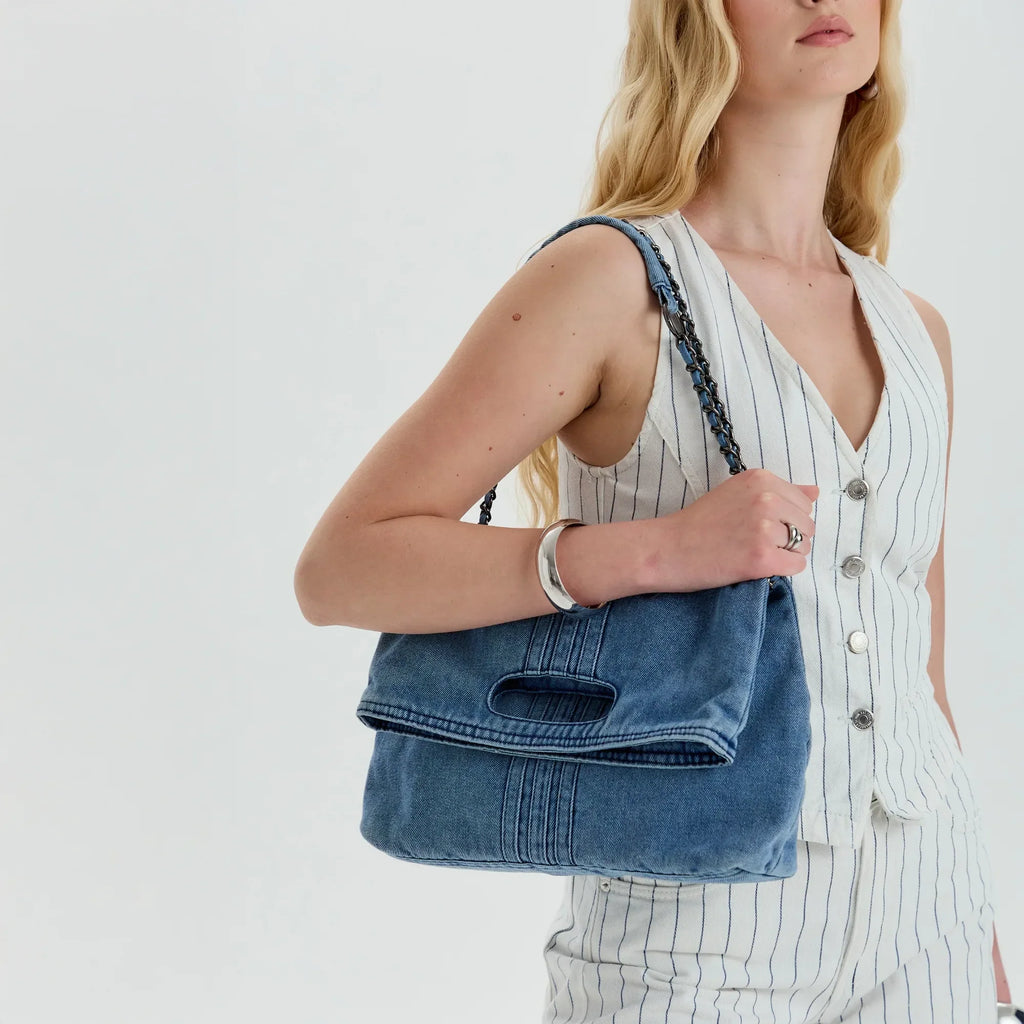 MAYA - Denim Shoulder Bag