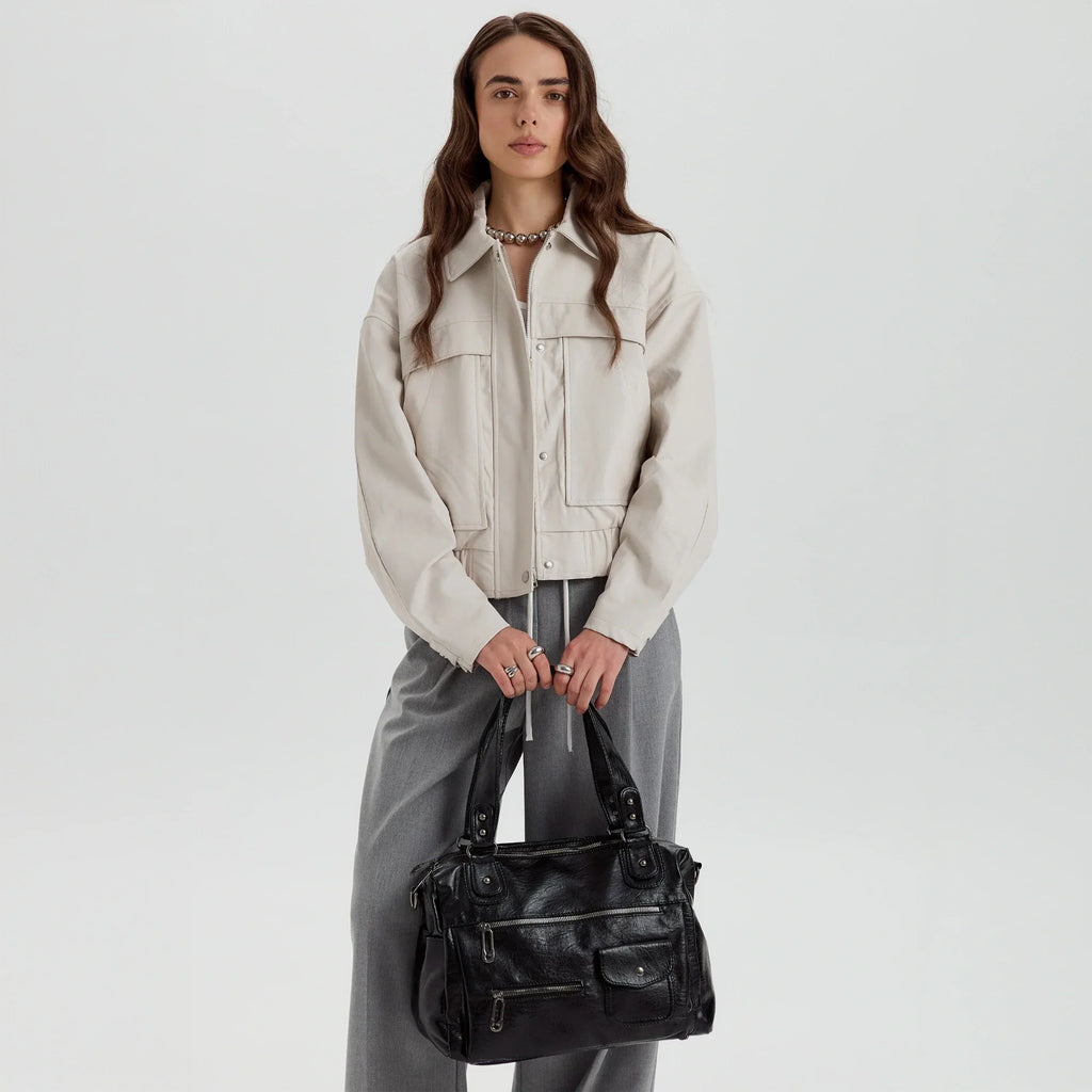 JADE - Vegan Leather Crossbody Bag