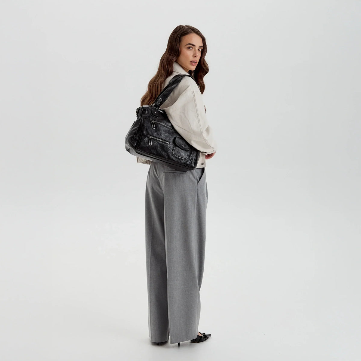 JADE - Vegan Leather Crossbody Bag
