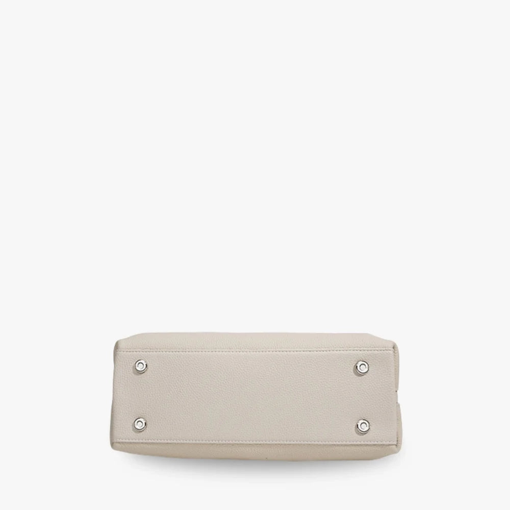 ADELE - Grained Leather Handbag