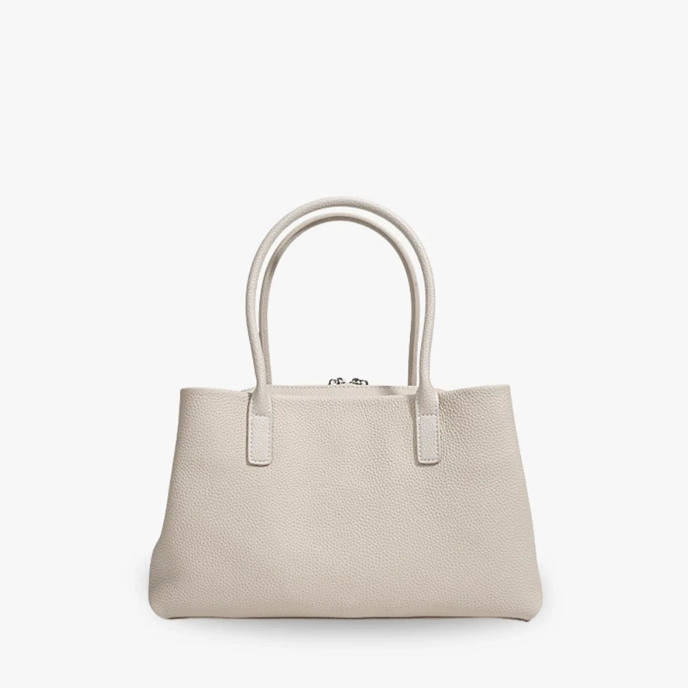 ADELE - Grained Leather Handbag