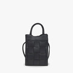 INAYA - Woven Vegan Leather Phone Bag
