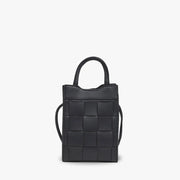 INAYA - Woven Vegan Leather Phone Bag