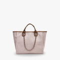 KATE - Canvas & Vegan Leather Tote Bag