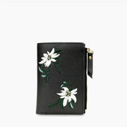 DIANA - Embroidered Vegan Leather Wallet