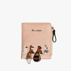 MARINA - Embroidered Vegan Leather Wallet
