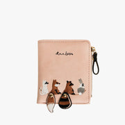 MARINA - Embroidered Vegan Leather Wallet