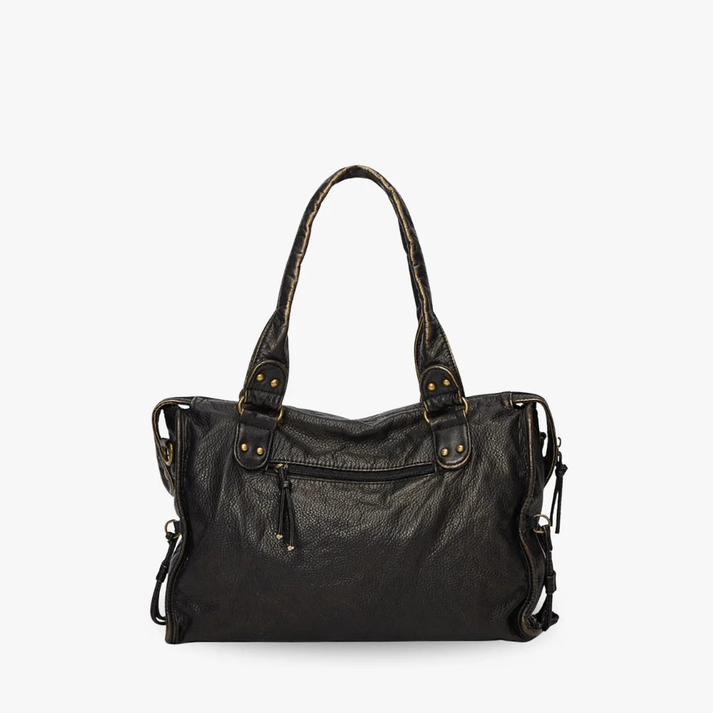 CLARA - Grained Vegan Leather Crossbody Bag