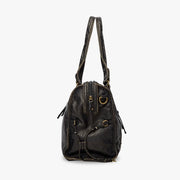 CLARA - Grained Vegan Leather Crossbody Bag