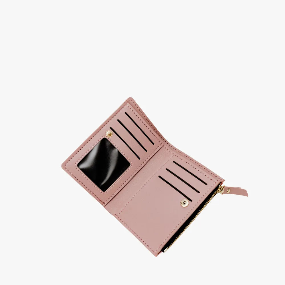 DIANA - Embroidered Vegan Leather Wallet