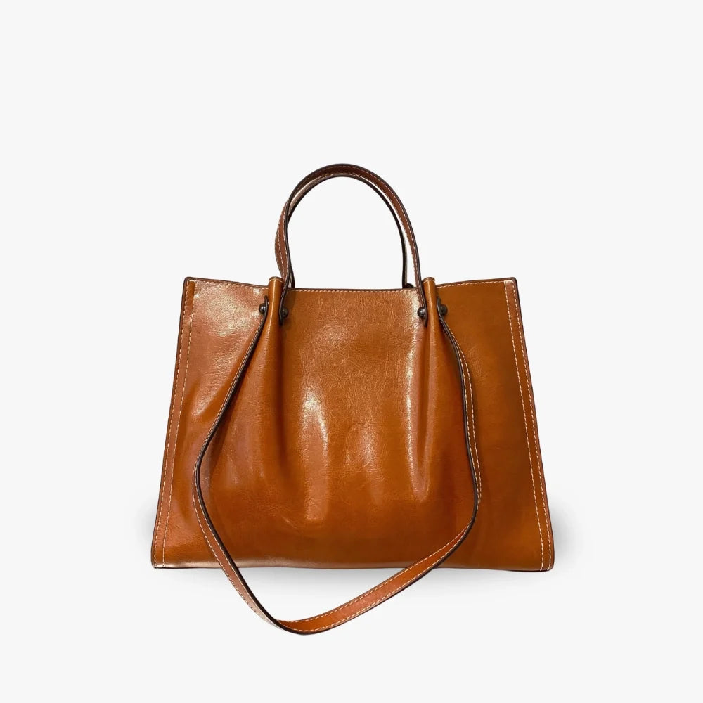 ZOE - Leather Tote Bag