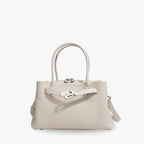 ADELE - Grained Leather Handbag