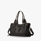 CLARA - Grained Vegan Leather Crossbody Bag