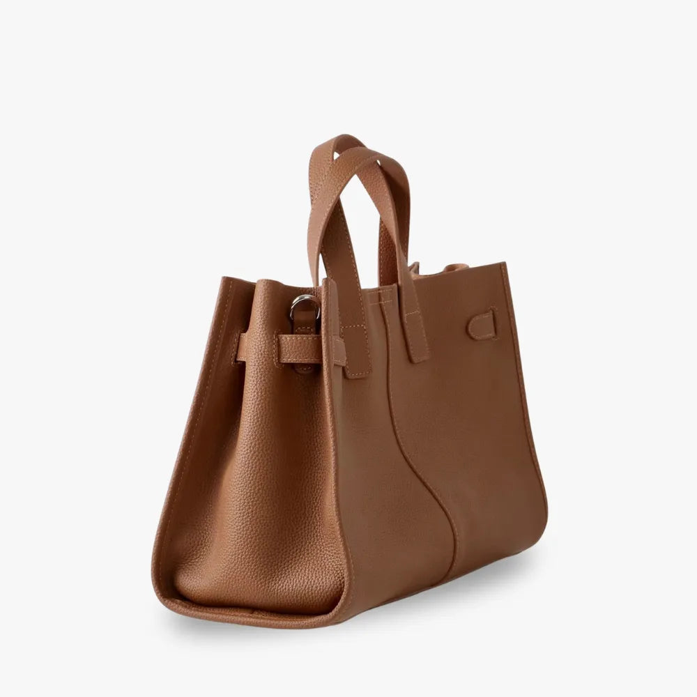 ALICE - Grained Leather Tote Bag