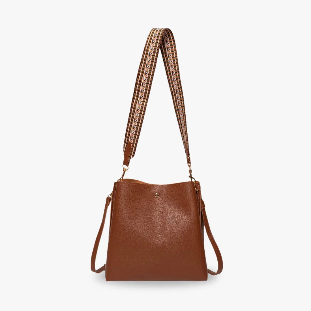 AMINA - Vegan Leather Bucket Bag