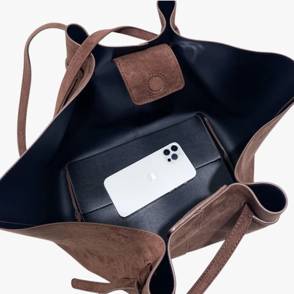 ROSA - Vegan Suede Tote Bag