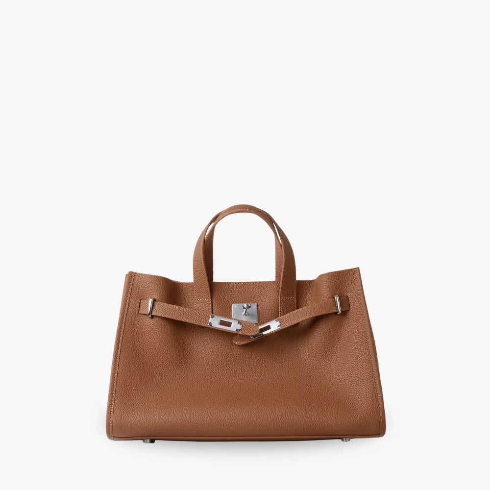 ALICE - Grained Leather Tote Bag