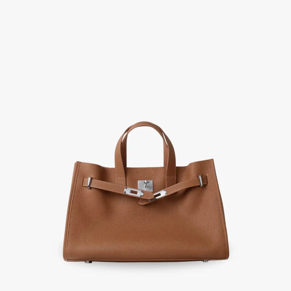 ALICE - Grained Leather Tote Bag