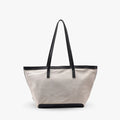 ELLA - Canvas & Vegan Leather Tote Bag