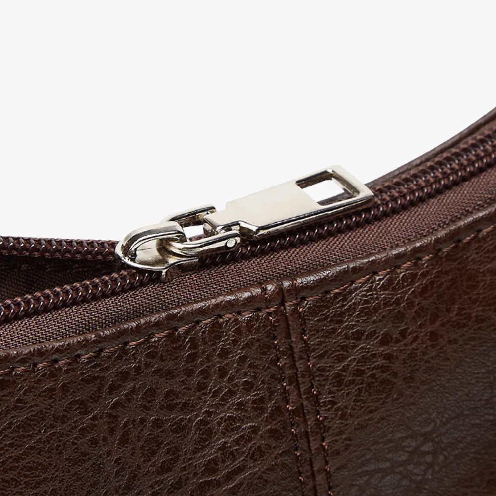IRIS - Grained Vegan Leather Hobo Bag